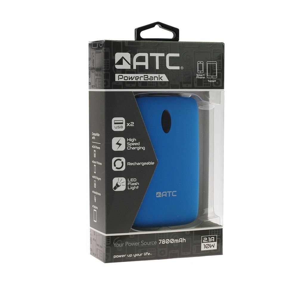 Incarcator portabil ATC 7800mAh Albastru - 5 | YEO