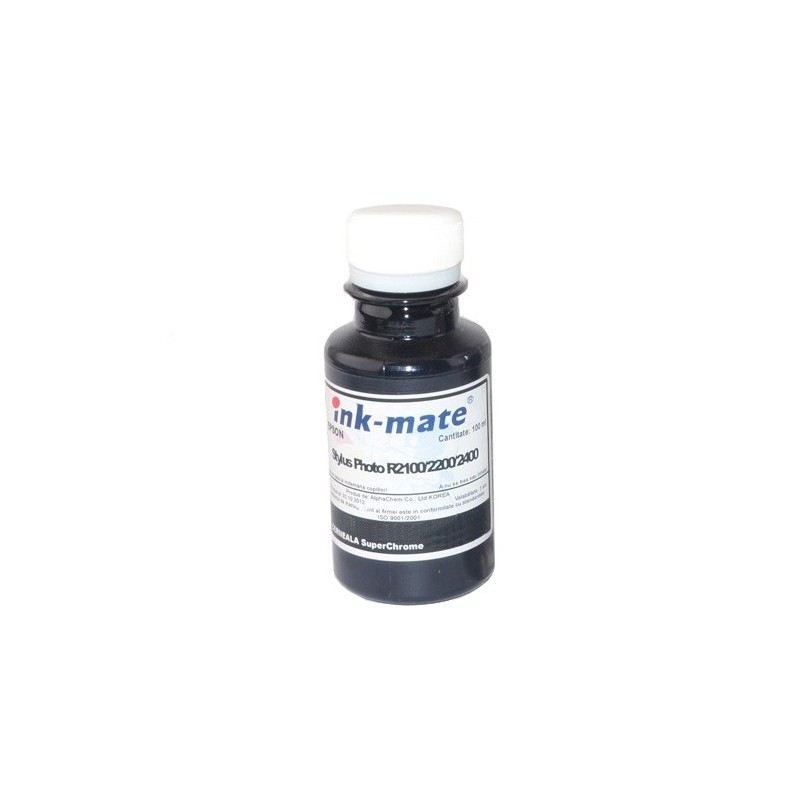 Cerneala SuperChrome Light Black pigment pentru Epson R2100 R2200 R2400 1000 ml