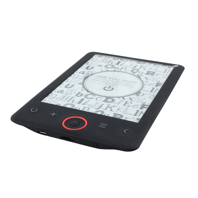 eBook Reader, display 6 inch eInk, 4 GB, microSD, slim, negru, Metek - 1 | YEO