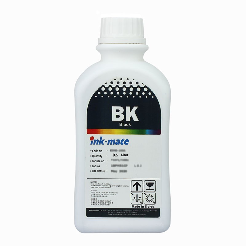 Cerneala refil Black (neagra) pentru imprimante Epson 500 ml - 2 | YEO