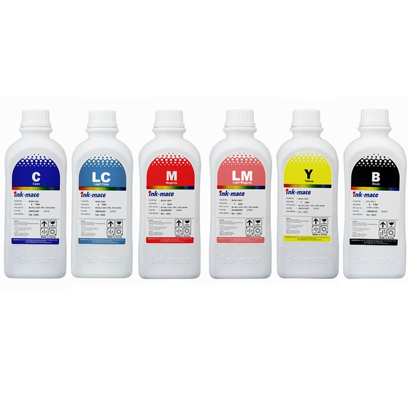 Cerneala foto pentru cartuse reincarcabile Epson in 6 culori 1000 ml - 1 | YEO