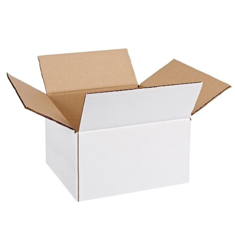 Cutie carton 300x120x220, alb, 3 straturi CO3, 435 g/mp