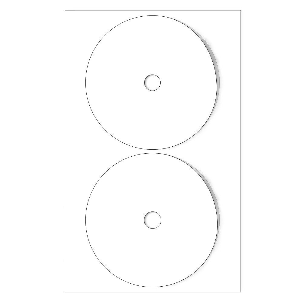 Sticker CD/DVD printabil 130x255 Mat