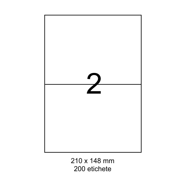 Etichete autoadezive albe mate colturi drepte 152/A4(25x15mm) - 4 | YEO