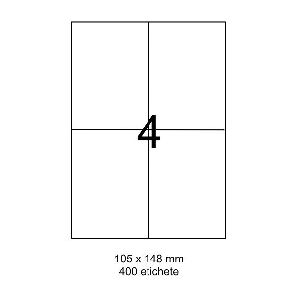 Etichete autoadezive albe mate colturi drepte 152/A4(25x15mm) - 5 | YEO