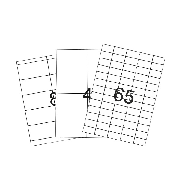 Etichete autoadezive albe mate colturi drepte 152/A4(25x15mm) - 2 | YEO