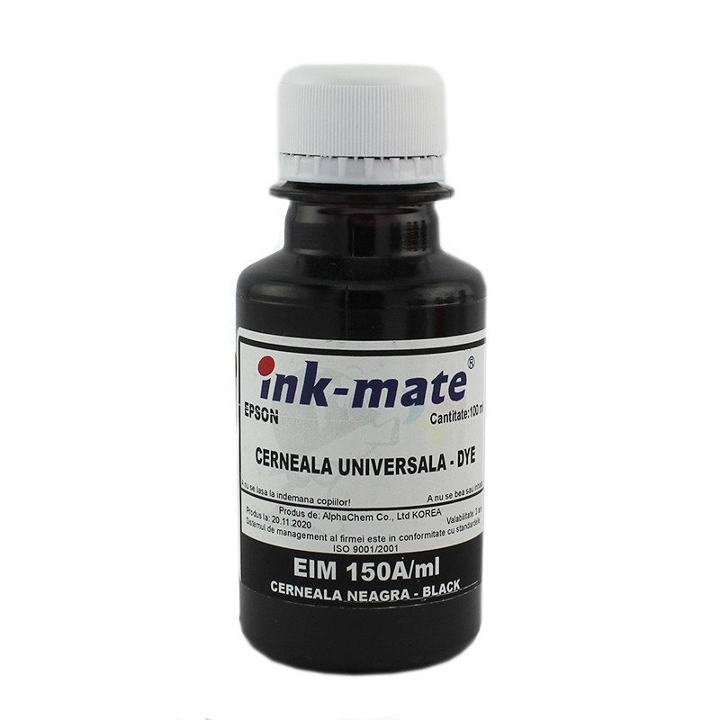 Cerneala universala refill Dye pentru imprimante Epson, Black 1000 ml
