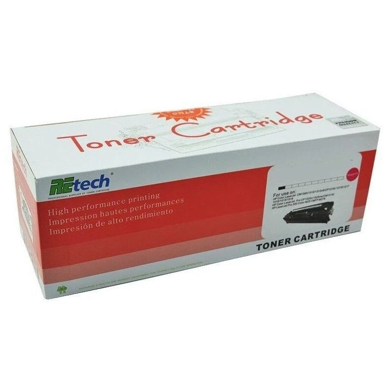 Cartus toner compatibil HP 117A BK/C/M/Y, fara chip, Retech Cyan - 2 | YEO