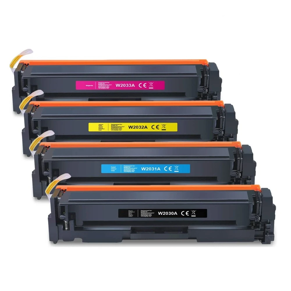 Cartus toner compatibil HP 415X, BK/C/M/Y, fara chip, de capacitate mare Cyan - 1 | YEO