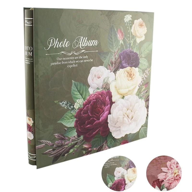 Album foto Peonies Flowers format 10x15, 500 fotografii, 31x35 cm Roz