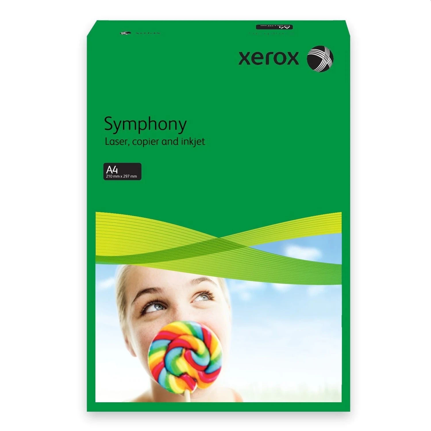 Carton A4 colorat 160g Xerox Verde - 4 | YEO