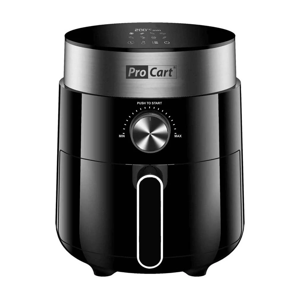 Friteuza cu aer cald AirFryer 1200 W, capacitate 2.5 L, display digital LED, ProCart - 1 | YEO