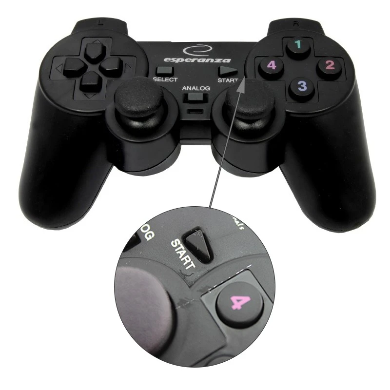 Gamepad USB pentru PC, Playstation 3, Esperanza, RESIGILAT