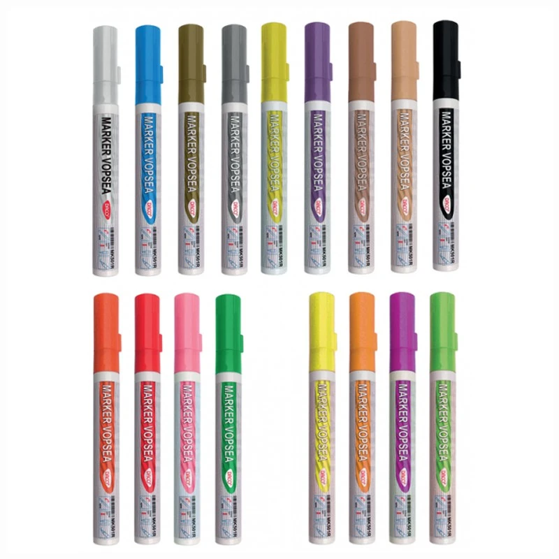 Marker cu vopsea, universal, varf 1-2 mm, diverse suprafete Mov