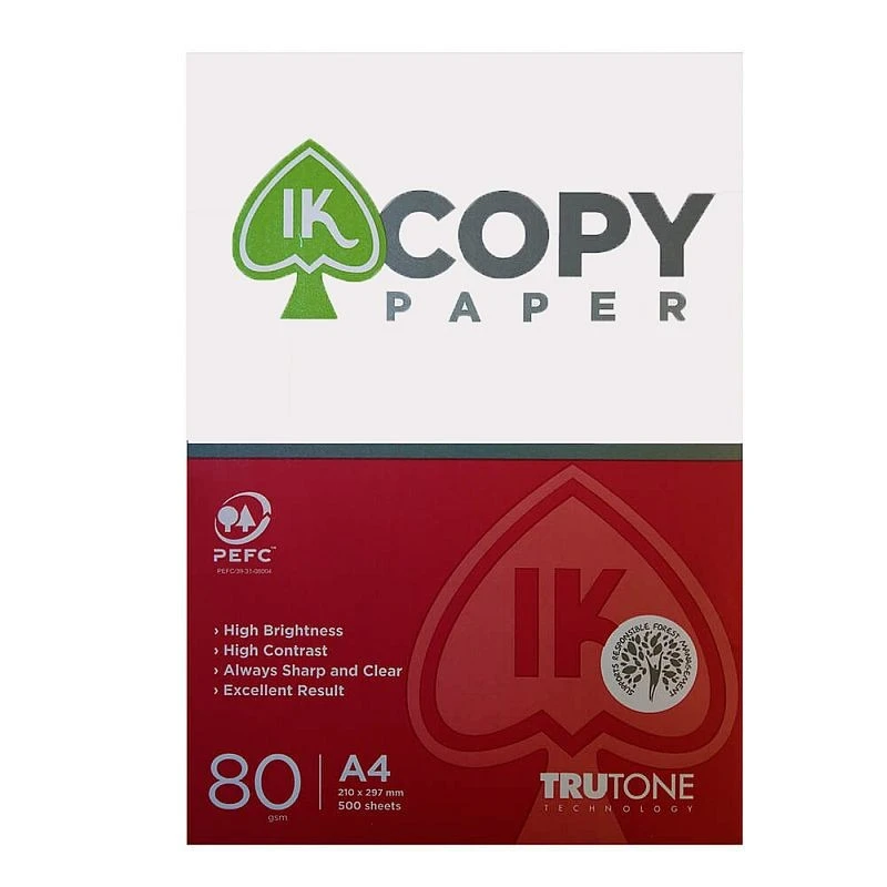 Hartie copiator format A4, top 500 coli, 80g, IK Copy Paper