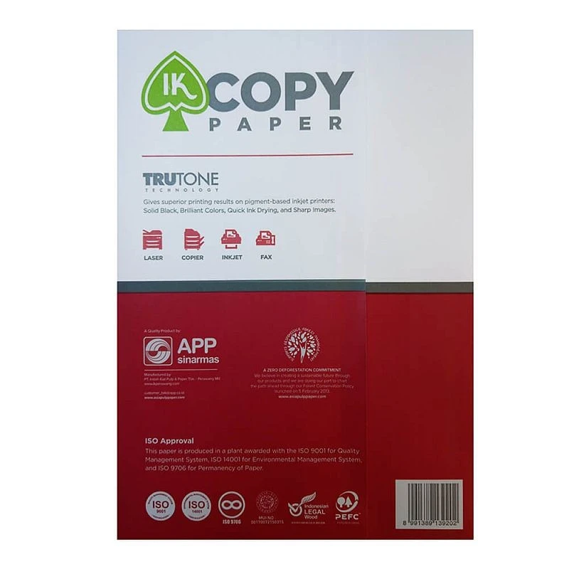 Hartie copiator format A4, top 500 coli, 80g, IK Copy Paper - 1 | YEO