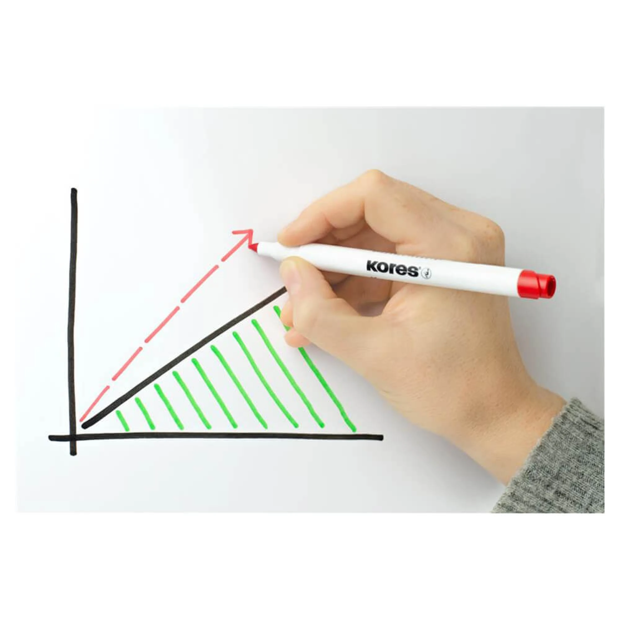 Marker whiteboard, 3 mm, set 4 culori - 1 | YEO