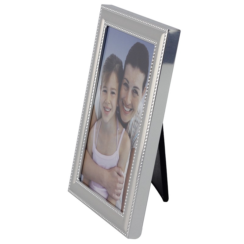 Rama foto Myra, 10x15, metal, cu insertie striata, pentru birou, RESIGILAT - 2 | YEO