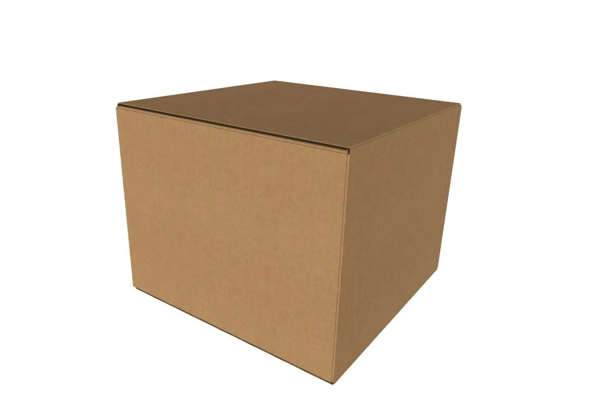 Cutie carton 100x100x100 mm, natur, 3 straturi CO3, 420 g/mp