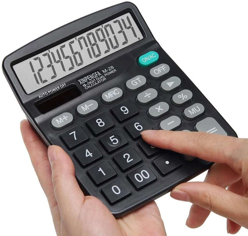 Calculator pentru birou, 12 digiti, baterie si incarcare solara, Joinus - 1 | YEO