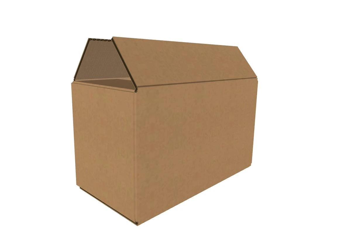 Cutie carton 160x80x95 mm, natur, 3 straturi CO3, 420 g/mp