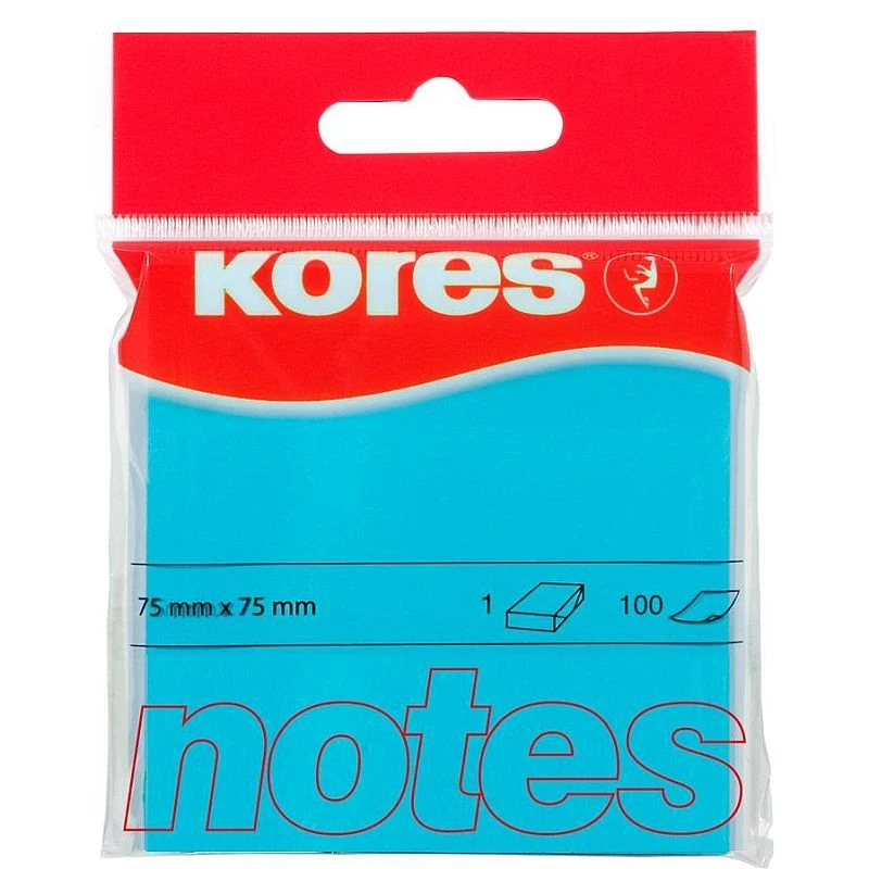 Bloc notite autoadezive, dimensiune 75x75 mm, set 100 file Portocaliu - 4 | YEO