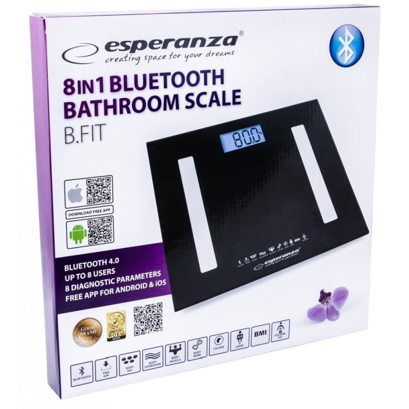 Cantar corporal bluetooth, diagnoza IMC, Android iOS, 8 utilizatori, maxim 180 kg, RESIGILAT - 3 | YEO