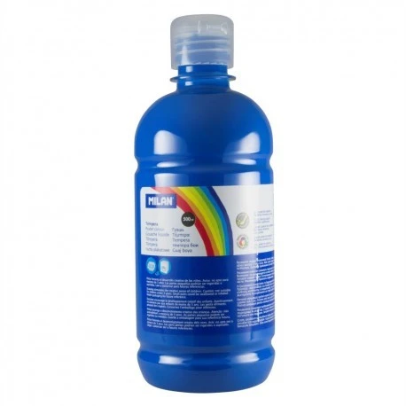 Tempera 500 ml, pigment rezistent la lumina, aplicare pe diverse suprafete, solubila Verde deschis - 2 | YEO