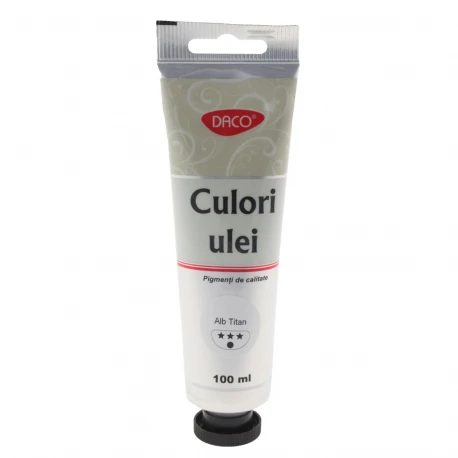 Culori ulei, cantitate tub 100 ml, pigmenti fini, inchidere ermetica Rosu permanent