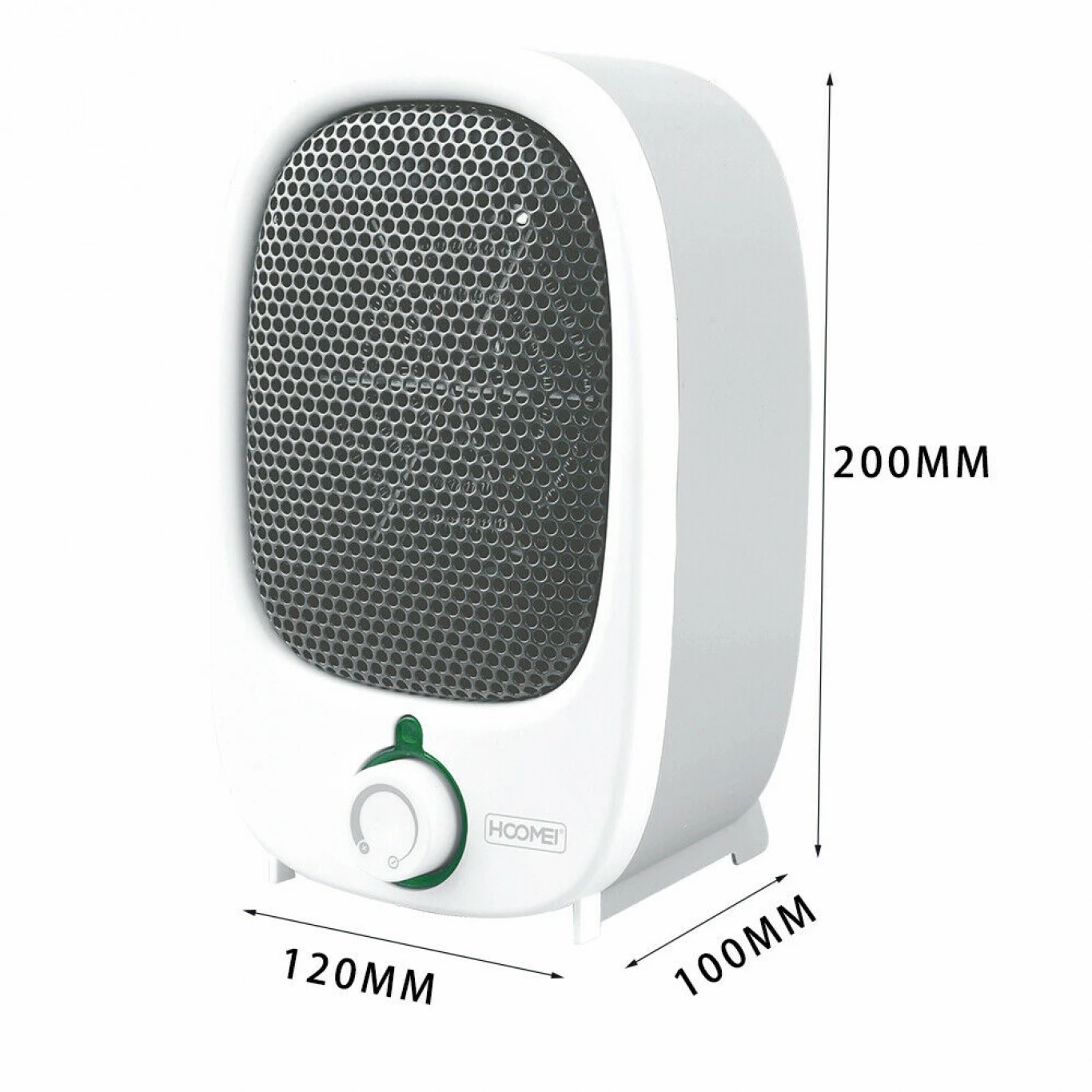 Aeroterma de podea, 600W, termostat reglabil, protectie la supraincalzire, dimensiune 12 x 10 x 20 cm, alb - 1 | YEO