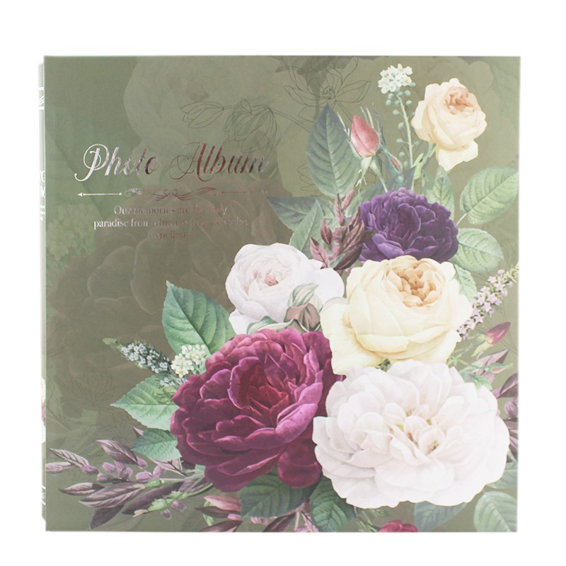 Album foto Peonies Flowers format 10x15, 500 fotografii, 31x35 cm, verde, RESIGILAT - 2 | YEO