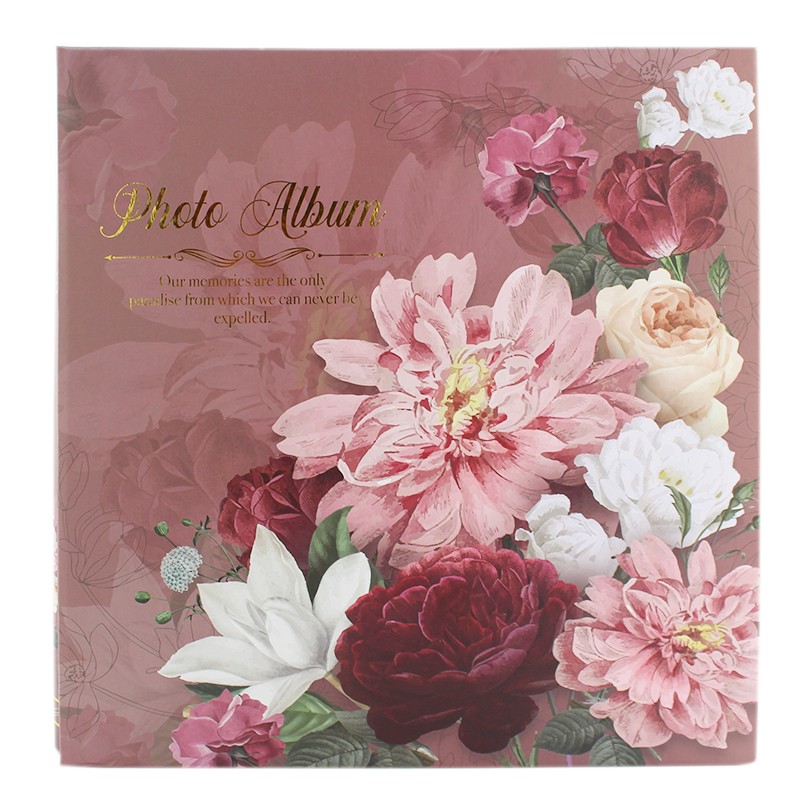 Album foto Peonies Flowers format 10x15, 500 fotografii, 31x35 cm, roz, RESIGILAT - 1 | YEO