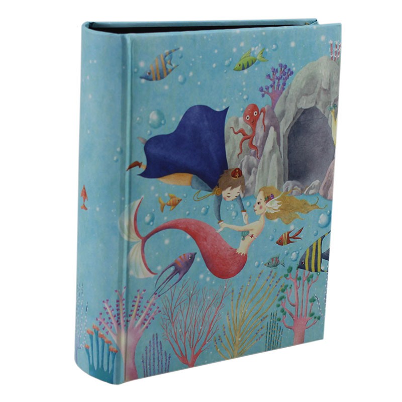 Album foto Ariel 100 poze 10x15 cm, buzunare slip in, file negre, albastru, RESIGILAT - 1 | YEO