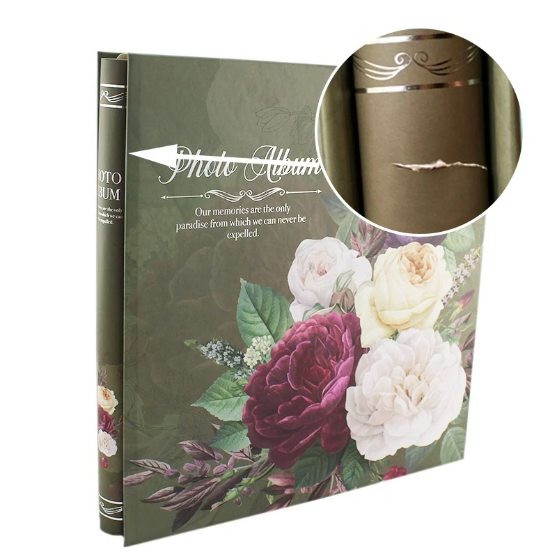 Album foto Peonies Flowers format 10x15, 500 fotografii, 31x35 cm, verde, RESIGILAT