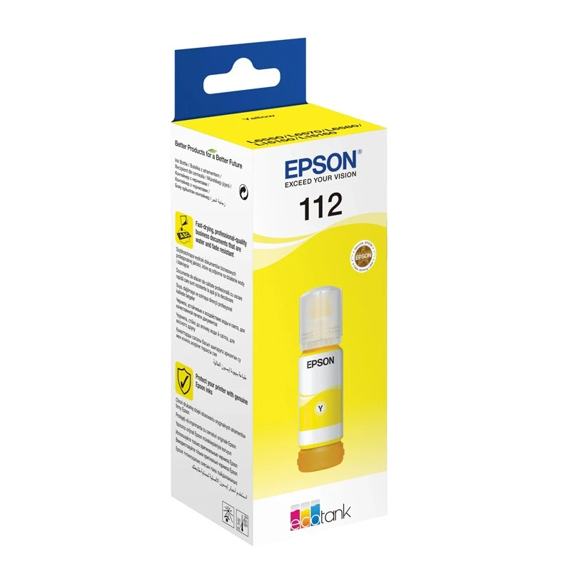 Cerneala originala Epson L112 EcoTank, flacon 70 ml Magenta - 4 | YEO