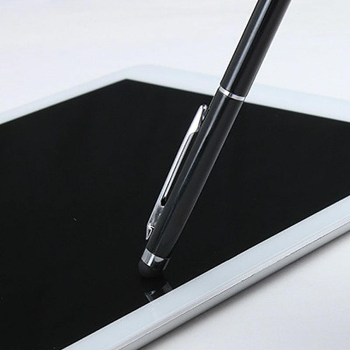 Pen display touchscreen, universal, metal, 13,5 cm, negru - 2 | YEO