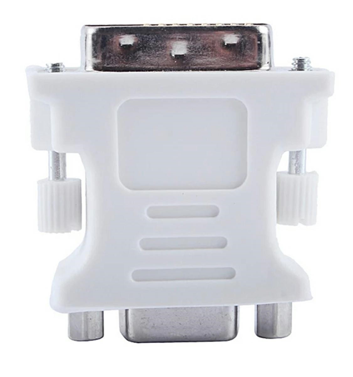 Adaptor VGA tata, mufa DVI:24+1 pini, plastic, alb - 4 | YEO