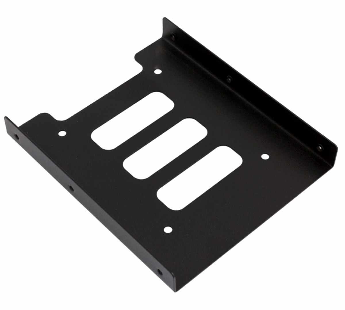 Adaptor HDD/SSD de la 2,5inch la 3,5inch, otel, negru - 2 | YEO