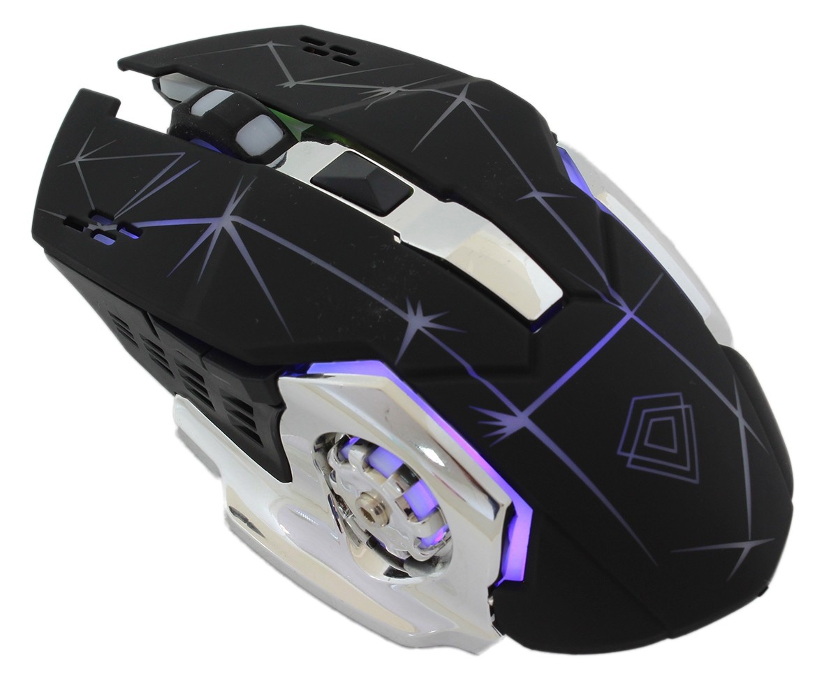 Mouse optic fara fir 1000/1200/1600 DPI, intrare USB, forma ergonomica, 122g, negru - 1 | YEO