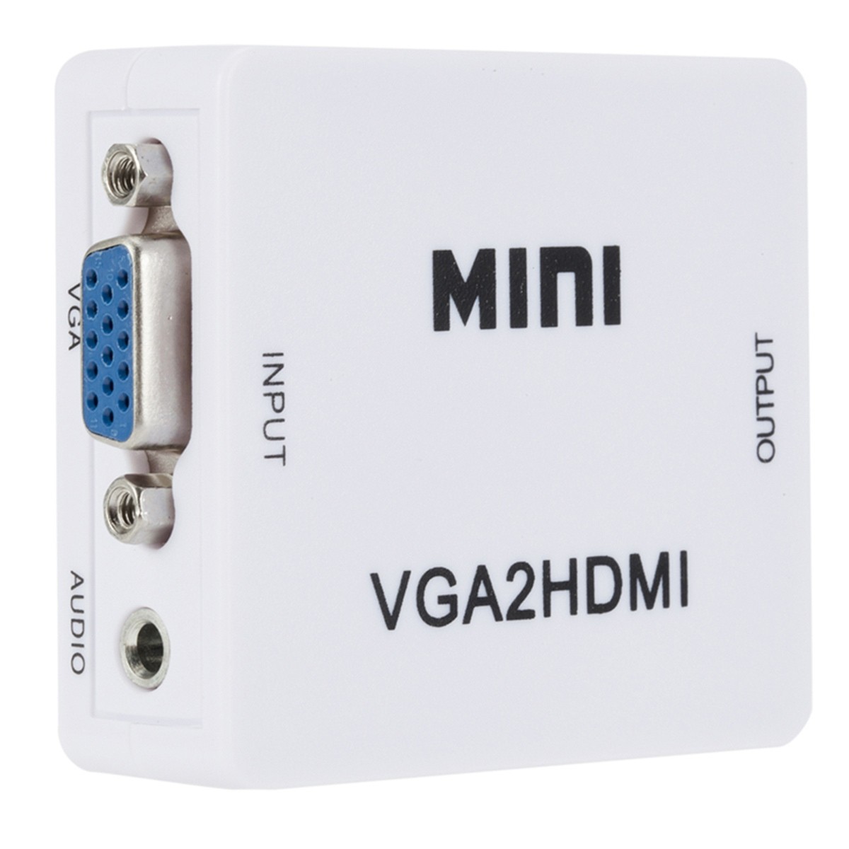 Convertor VGA - HDMI 1.3, 15 pini, 5V, 6 x 5,4 x 2cm, alb - 2 | YEO