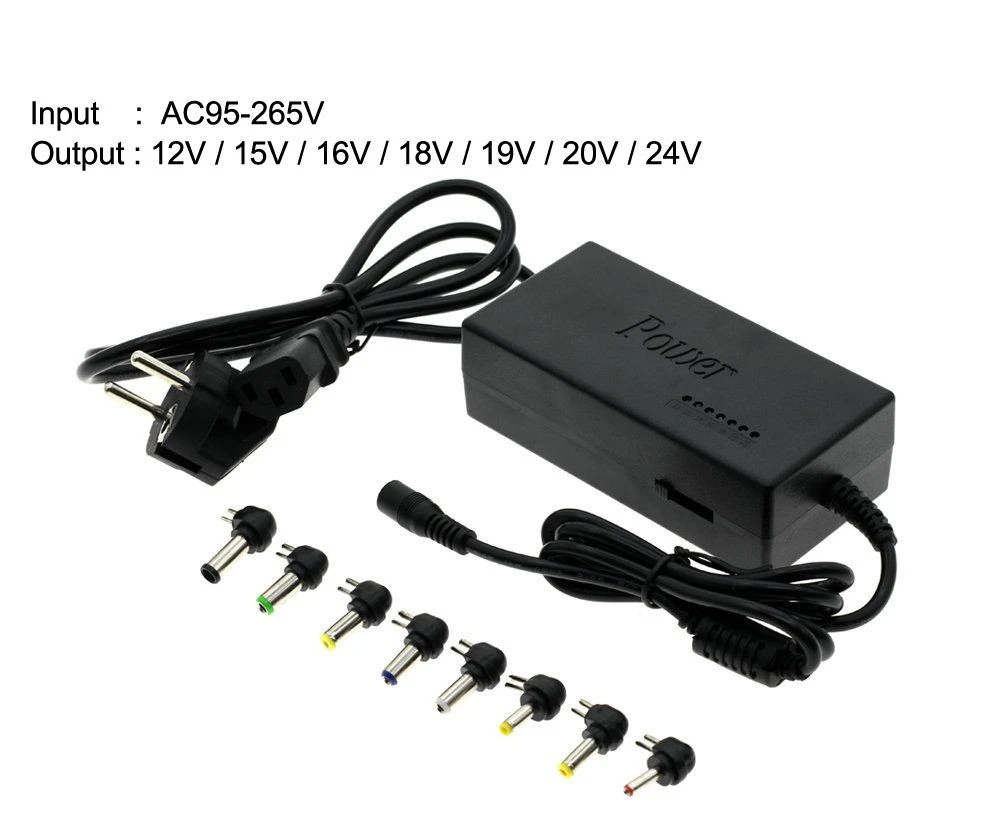 Incarcator universal laptop 12V-24V 120W, alimentare priza, 8 conectori - 1 | YEO