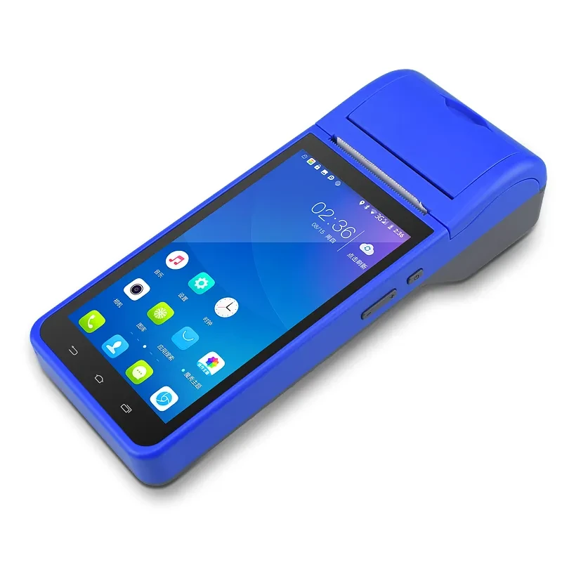 Terminal POS portabil cu imprimanta termica 58 mm, Bluetooth, Wi-Fi, slot SIM, SD, camera 5MP, GPS - 2 | YEO