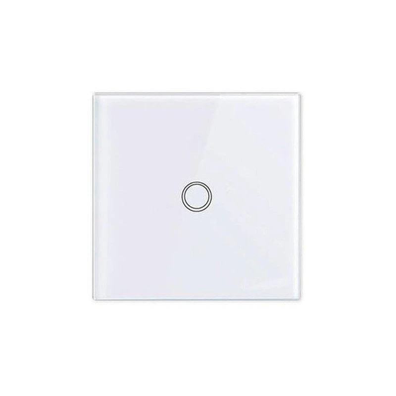 Telecomanda pentru intrerupator smart Touch Smart Home, 86 x 86 x 7 mm, sticla securizata, alb