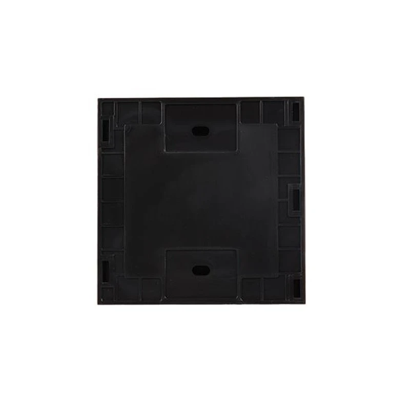 Interupator simplu cu touch, IP45, sticla securizata, 86 x 86 x 7 mm, negru - 1 | YEO