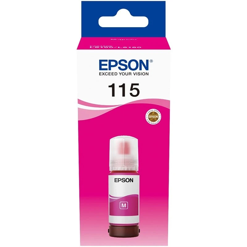 Cerneala originala Epson 115, EcoTank, flacon 70 ml Black - 2 | YEO