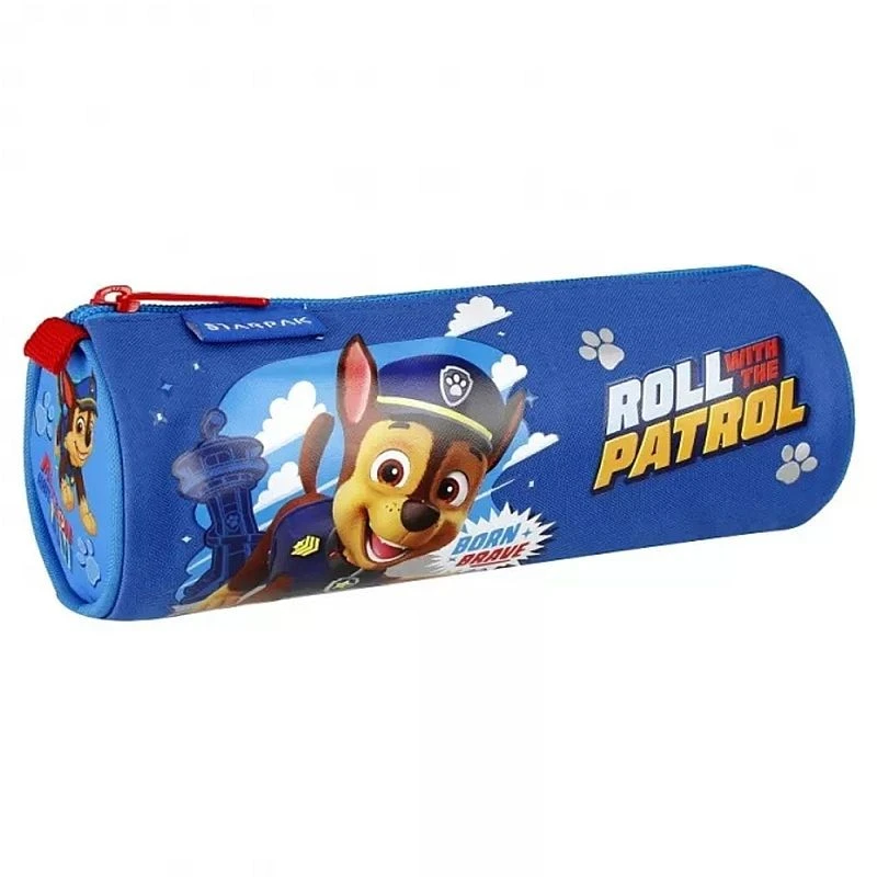 Penar tubular, model Paw Patrol, 1 compartiment spatios cu fermoar - 1 | YEO