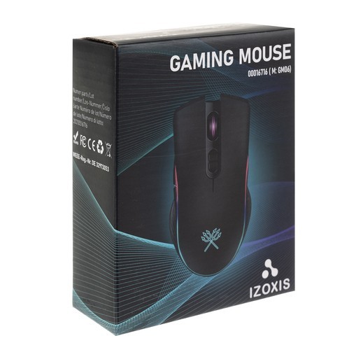 Mouse gaming, 7 butoane, forma ergonomica, iluminare LED, 13x7x4cm, negru - 1 | YEO