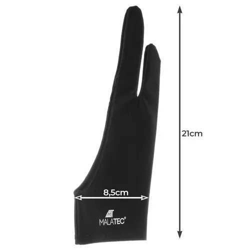 Manusa anti-frecare pentru tableta grafica, marime M, lycra, 21x8,5cm, negru - 2 | YEO