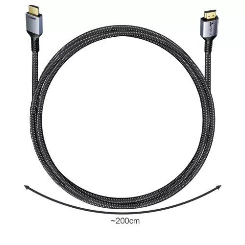 Cablu HDMI 2.1, audio video, 8K 60Hz, 48 Gbps, cablu 200 cm - 2 | YEO