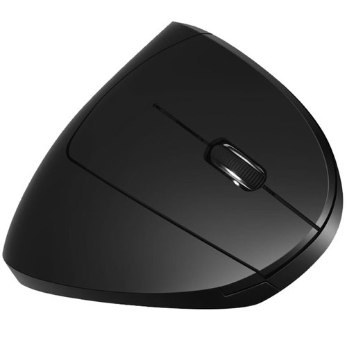 Mouse wireless vertical, 6 butoane, intrare USB, 800/1000/1200DPI, 2,4GHz, 12x7,5x6,5cm, negru - 2 | YEO